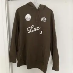 【ルースインソブラ】フード付きパーカー XL 濃い緑