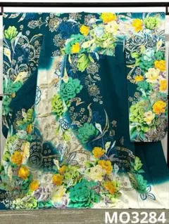 振袖 刺繍 金彩 紋意匠 牡丹 大輪 身丈170cm MO2609 - メルカリ