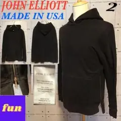 ＜状態良好＞　ジョンエリオット　サイドジップ★パーカー　USA製