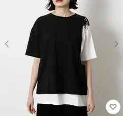 【AZUL BY MOUSSY】レイヤリングリボントップスTシャツ Sサイズ