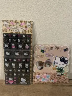 キティーちゃん　タイルシール&おはじきシール　2枚セット　正規品