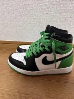 Nike Air Jordan 1 ブラック/ホワイト/グリーン