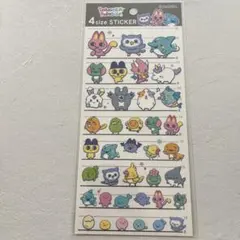 新品未使用　たまごっち4サイズステッカー　みゃおっち