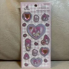 Sanrioキラキラジュエルシール　エスターバニー×マイメロディ