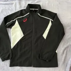 asics ウィンドブレーカー M 黒/白
