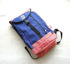 訳あり　CHUMS　デイパック　パープル×ピンク　チャムス