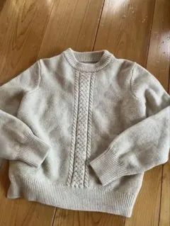 A.P.C. ケーブル編みセーター グレー M 古着 - メルカリ