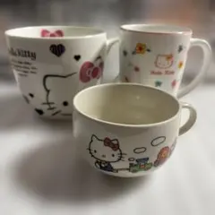 レトロ　ハローキティ マグカップ 3個セット