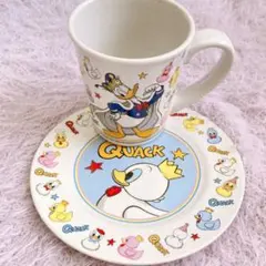 ディズニー パルパルーザ ドナルド スーベニア カップ プレート セット
