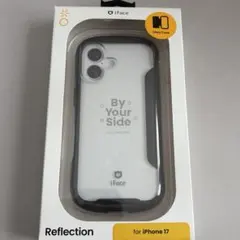 iFace Reflection iPhone 17ケース 手帳型 (ブラック)