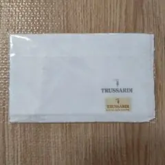 【新品・未使用】TRUSSARDI トラサルディ ハンカチ 白のサムネイル