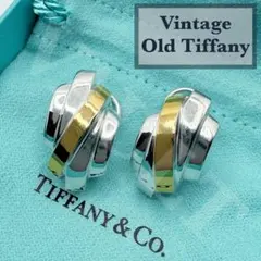 TIFFANY&Co. 希少 美品 コンビ イヤリング Ag925×YGのサムネイル