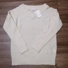 Té chichi　テチチ　﻿アイボリー ニットセーター Mサイズ