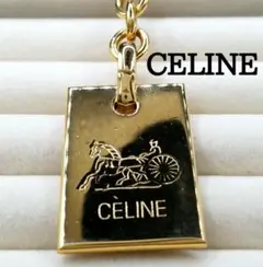 極美品 CELINE ロングネックレス ホースビット ゴールド ヴィンテージ