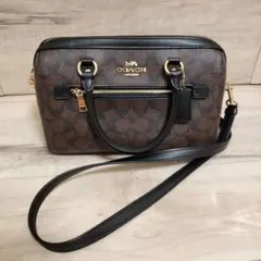 COACH シグネチャー 2way ハンドバッグ ショルダーバッグ