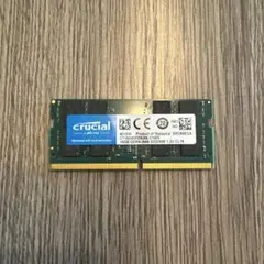 Crucial 16GB DDR4-2666 SODIMM メモリー 本体のサムネイル