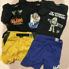 XLARGE キッズ Tシャツ ハーフパンツ　エクストララージ　バズ　チョッパー