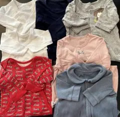 ベビー肌着⭐︎ロンパース7枚セット