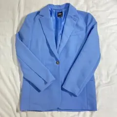 ZARA ライトブルー テーラードジャケット M