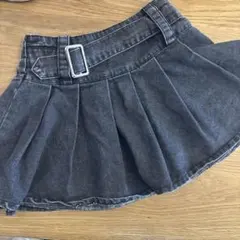 coca ウエストベルト　デニムプリーツスカート　キッズ120
