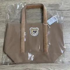 新品未開封　フェイラー　オールドテディ　ワッペントートバッグL ベージュ