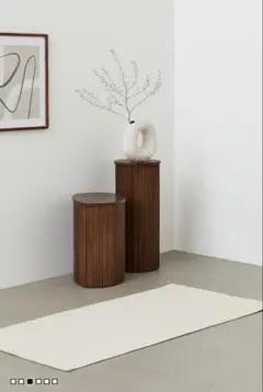 テクスチャー コットン ラグ zara home - メルカリ