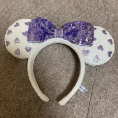 ディズニー ハート スパンコール カチューシャ