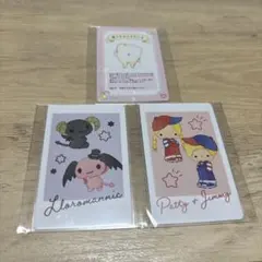サンリオ　紙類　3枚セット　歯ぐるまんすたいる　パティ&ジミー　ルロロマニック