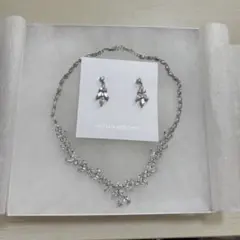 ANNAN WEDDING ネックレス ピアス セットTL076 ブライダル