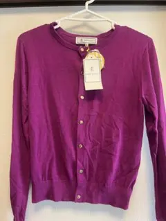 【新品 タグ付】ROPE PICNIC 明るい紫 長袖カーディガン