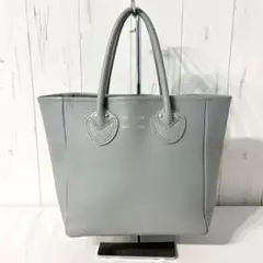 【美品】YOUNG & OLSEN エンボス ミニトートバッグ グレー