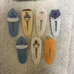 お文具といっしょ ヘアクリップ 7個セット