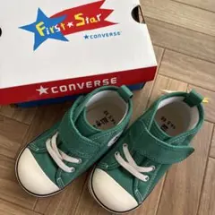 ★新品★CONVERSE スニーカー 14.5cm グリーン タグ付き