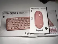 Logitech K380S ピンク ワイヤレスキーボードとマウスセット
