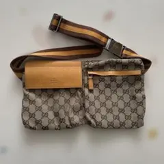 Minni様専用【週末限定値下げ】極美品　GUCCI　GG柄　ウエストバッグ