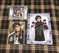 刀ミュ　シブツタ 特典ブロマイド/博覧会 ふぉとカード メモスタンド　明石国行