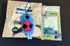 スンスン　スシロー　コラボ限定 指人形マスコット　　　 クリアカード