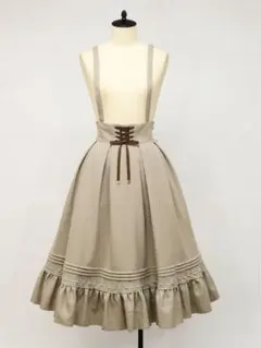 Amavel Classical Dollミドル丈スカート　ベージュのサムネイル