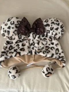 ヒョウ柄 ミニー ファンキャップ