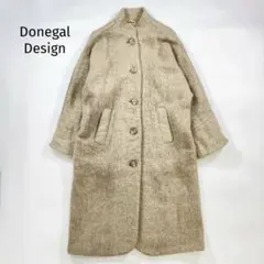 Donegal Design ドネガルデザイン モヘア ロングコート ベージュ