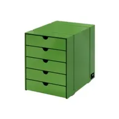 USMイノスドロワーセット 5段 グリーン