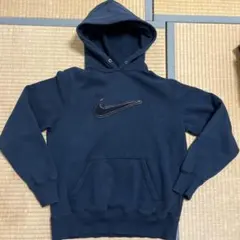 Nike ネイビー フード付きパーカー M