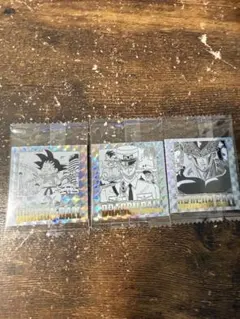 3枚セット ドラゴンボール40周年記念 シール ウエハース