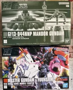 機動武闘伝Gガンダム HG 1/144ノーベルガンダム&マンダムガンダム