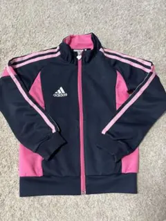 adidas ジャージ上着　ピンク　120