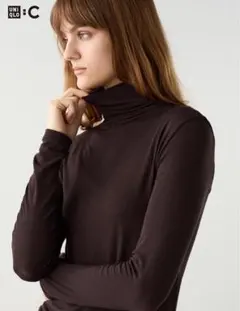 新品未使用UNIQLO 極暖タートルネックLサイズ
