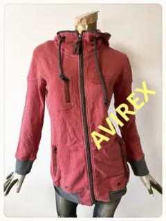 ☘️T23727☘️AVIREX メンズ ジップアップ パーカー 平成 y2k お兄