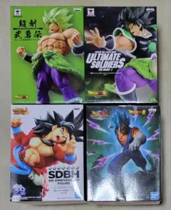 ドラゴンボール　フィギュア　ブロリー　ベジット　新品　4体のサムネイル