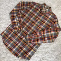 L.L.Bean エルエルビーン長袖チェックシャツメンズ Sサイズ