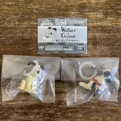 ガチャガチャ ウォレスとグルミット めじるしアクセサリー グルミット ショーン